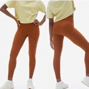 Everlane The Perform Legging Amber Orange Size X-Small NWT